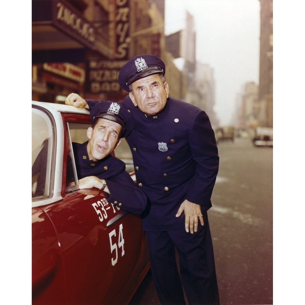 Fred Gwynne Posed in Police Uniform Photo Print Image 1