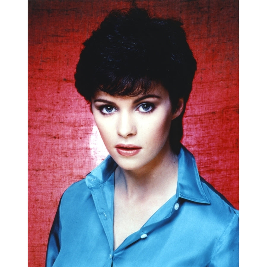 Sheena Easton wearing a Blue Long Sleeves in a Close Up Portrait Photo Print Image 1