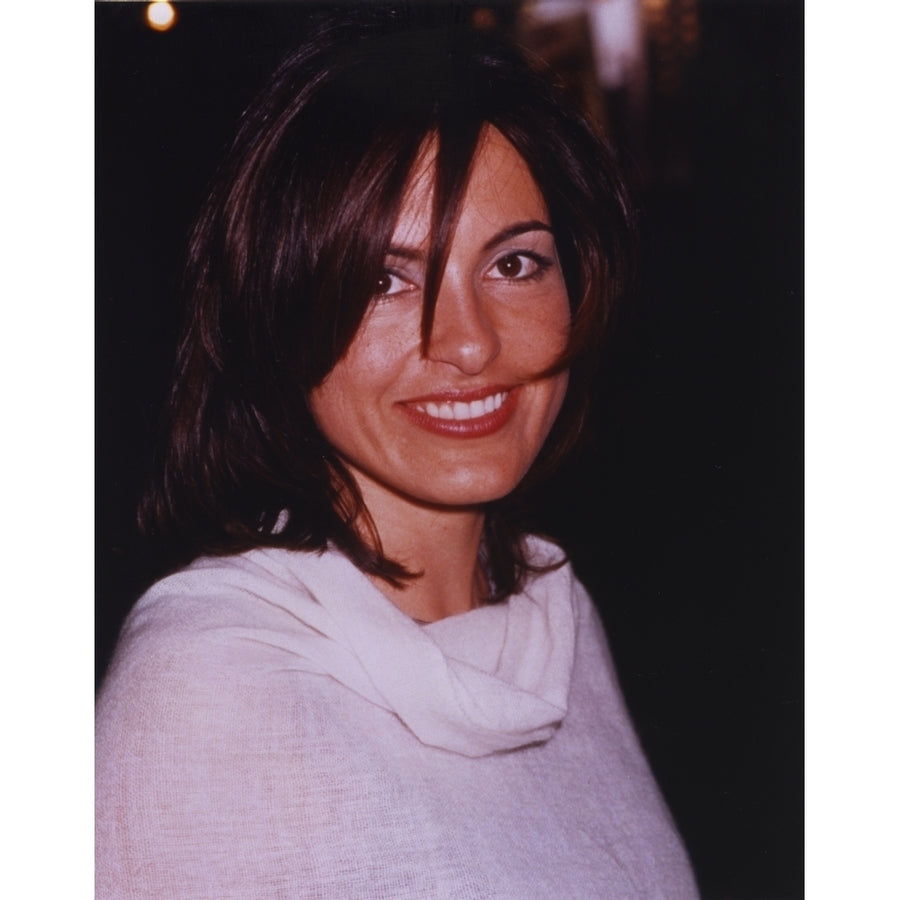 Mariska Hargitay Portrait in White Sweater Photo Print Image 1