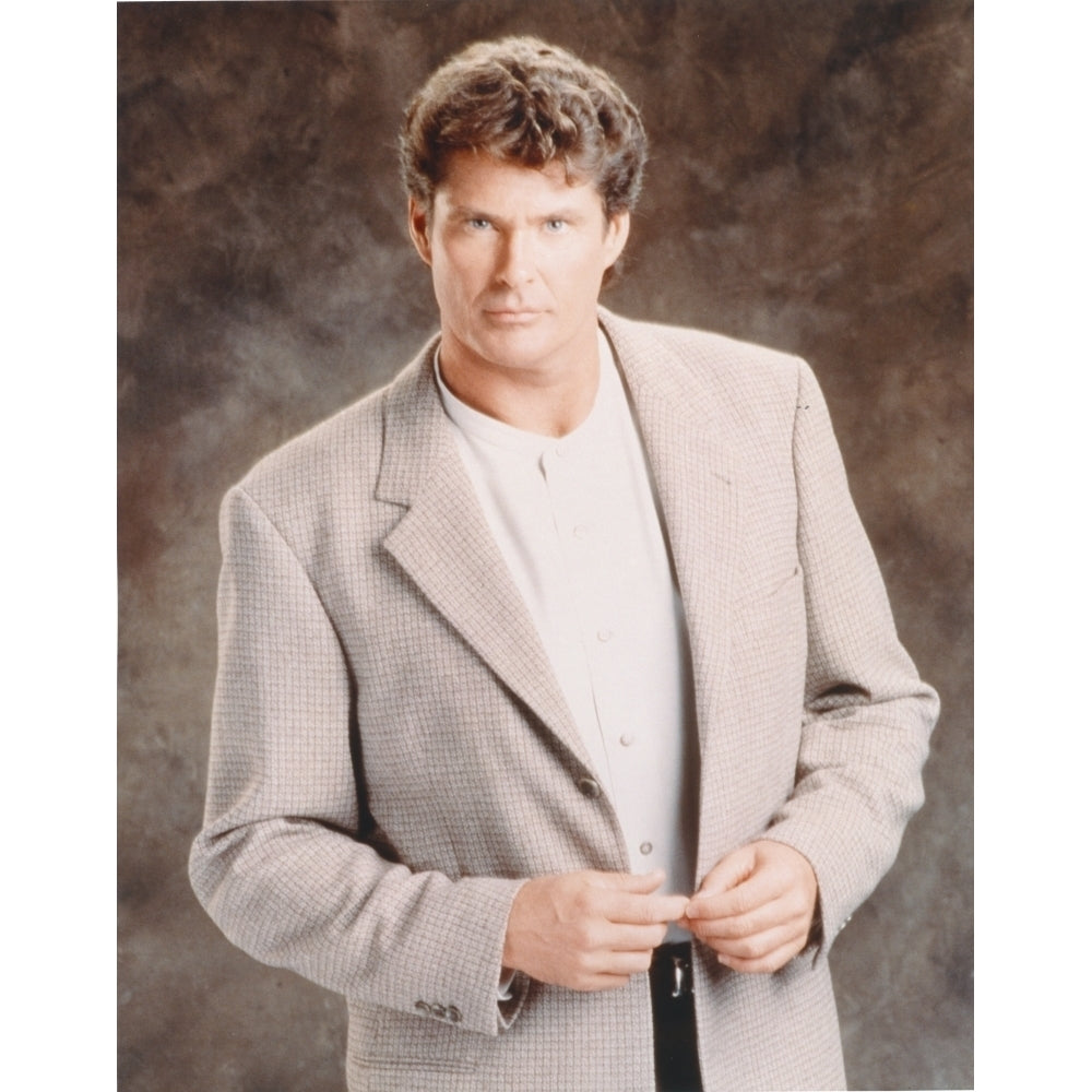 David Hasselhoff Posed in a Suit Photo Print Image 1