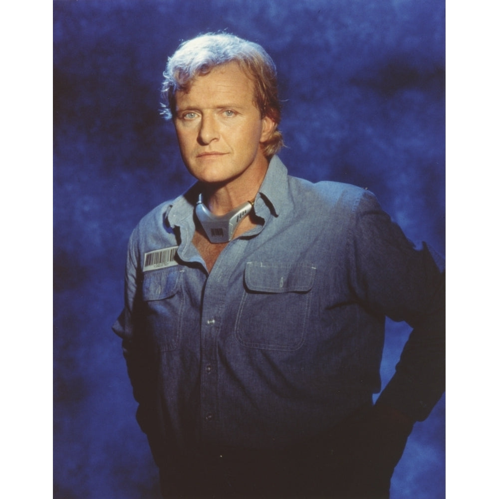 Rutger Hauer Posed with a Denim Jacket Photo Print Image 1