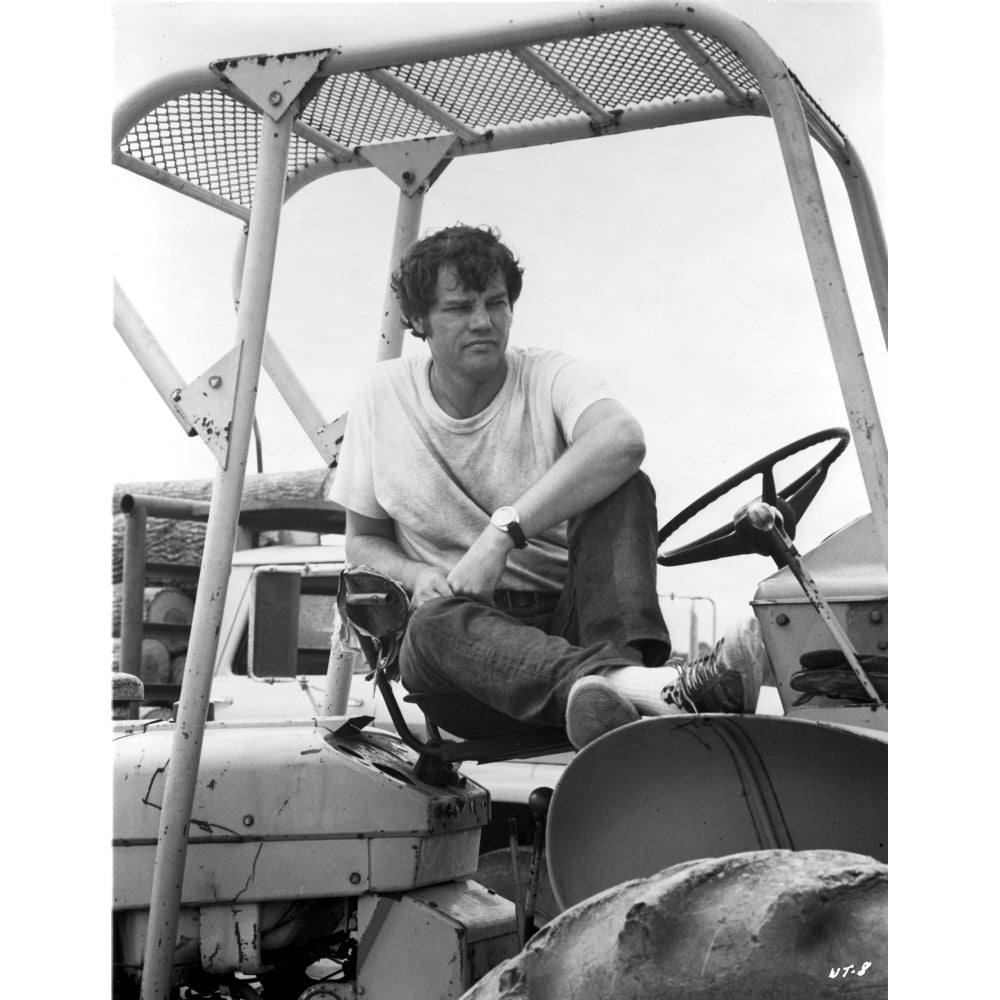 Joe Don Baker in a tractor Photo Print Image 1