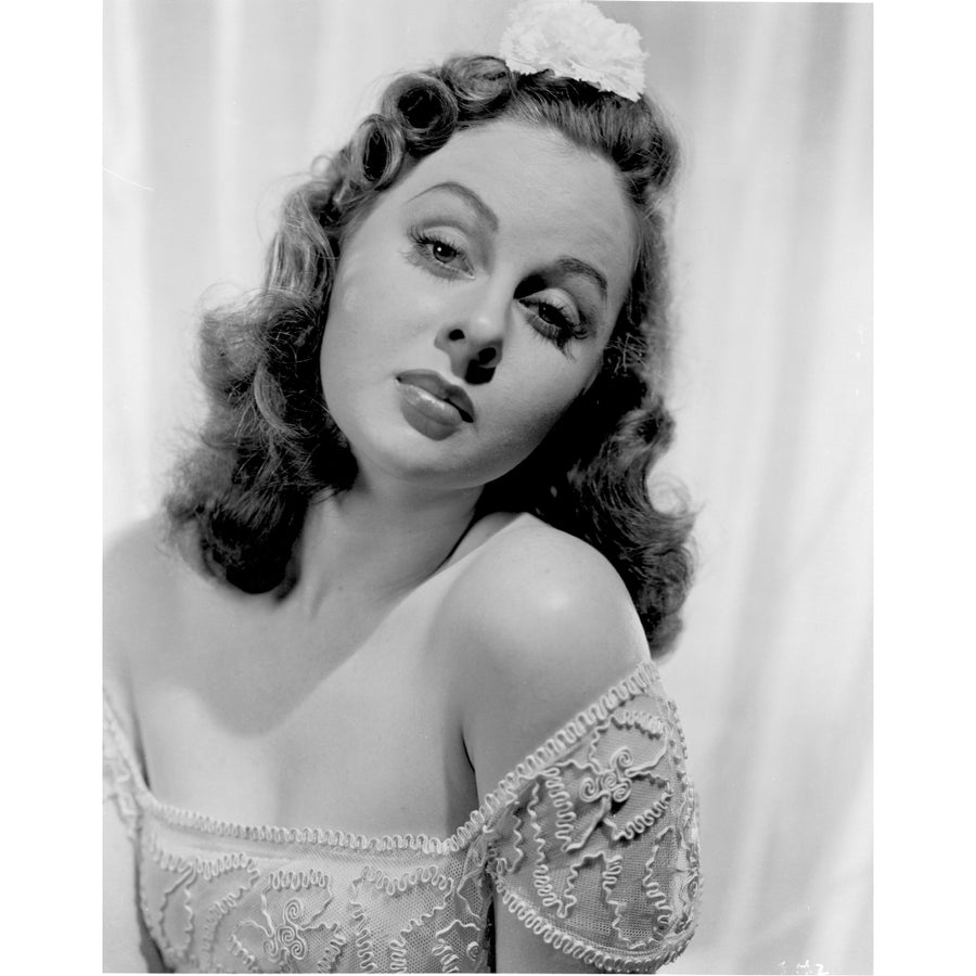 Susan Hayward wearing a Beaded Dress Photo Print Image 1