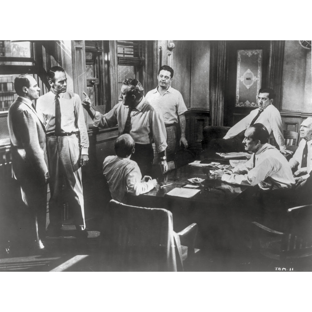 Twelve Angry Men Movie Scene in a Room with Men Arguing Photo Print Image 1