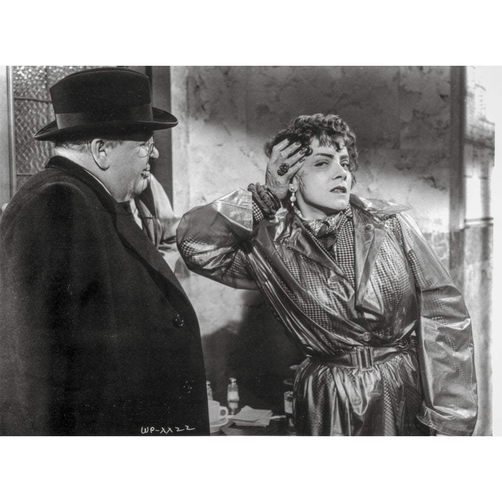 Witness For The Prosecution Man and Woman Talking in Movie Scene Photo Print Image 1