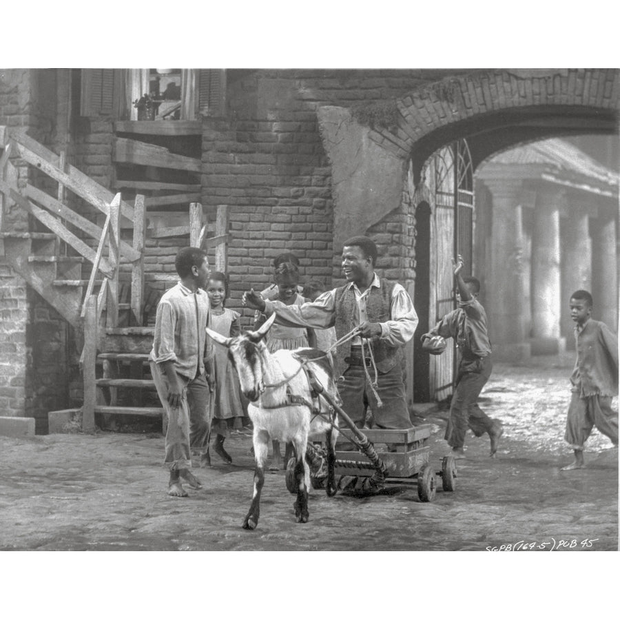 Porgy And Bess Man Riding Horse-drawn Vehicle Scene Excerpt from Film Photo Print Image 1