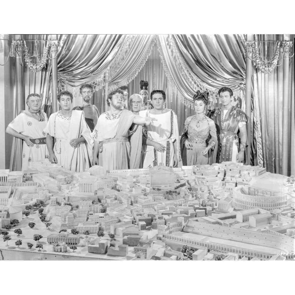 Quo Vadis Cast Members Portrait in Black and White Photo Print Image 1