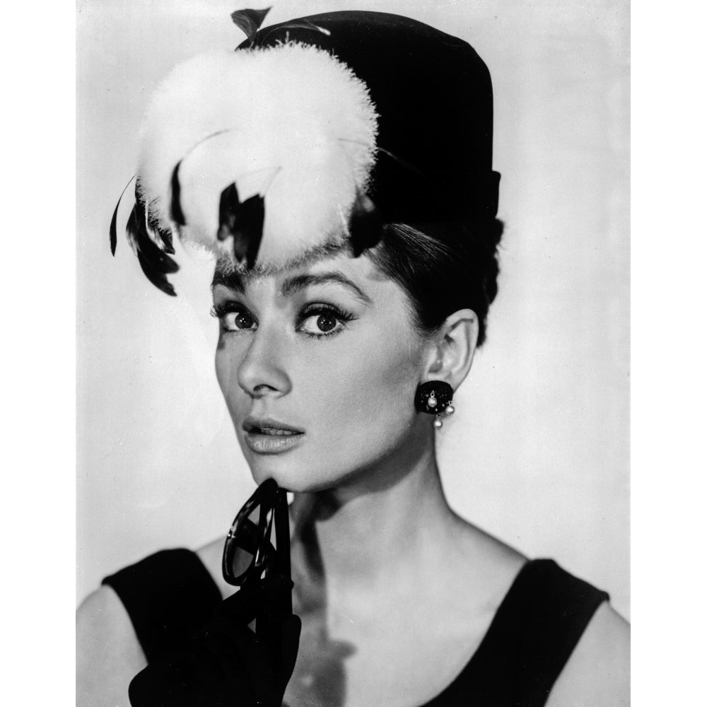 Audrey Hepburn Breakfast at Tiffanys Feather Hat Photo Print Image 1