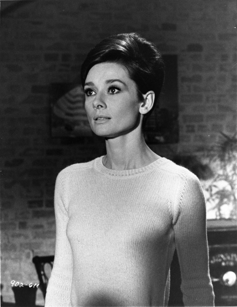 Audrey Hepburn Wait Until Dark White Sweater Photo Print Image 1