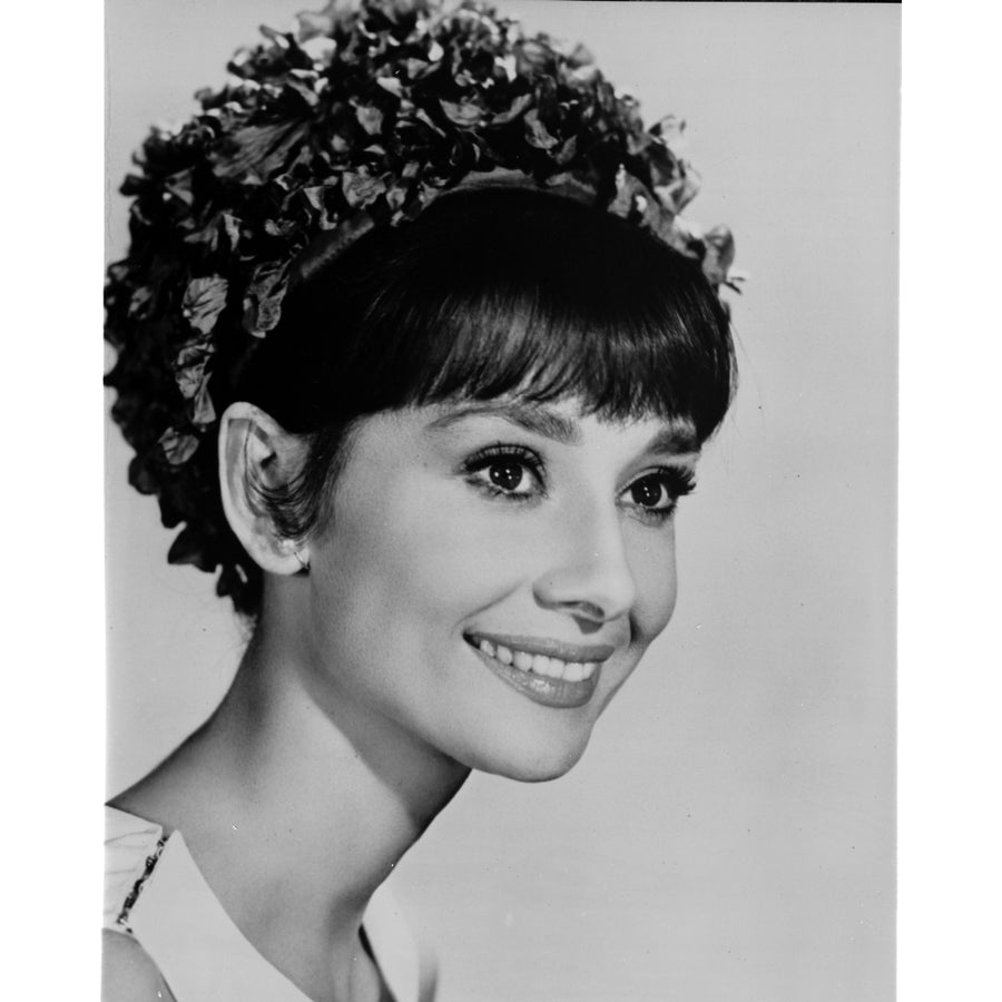 Audrey Hepburn Headshot Photo Print Image 1