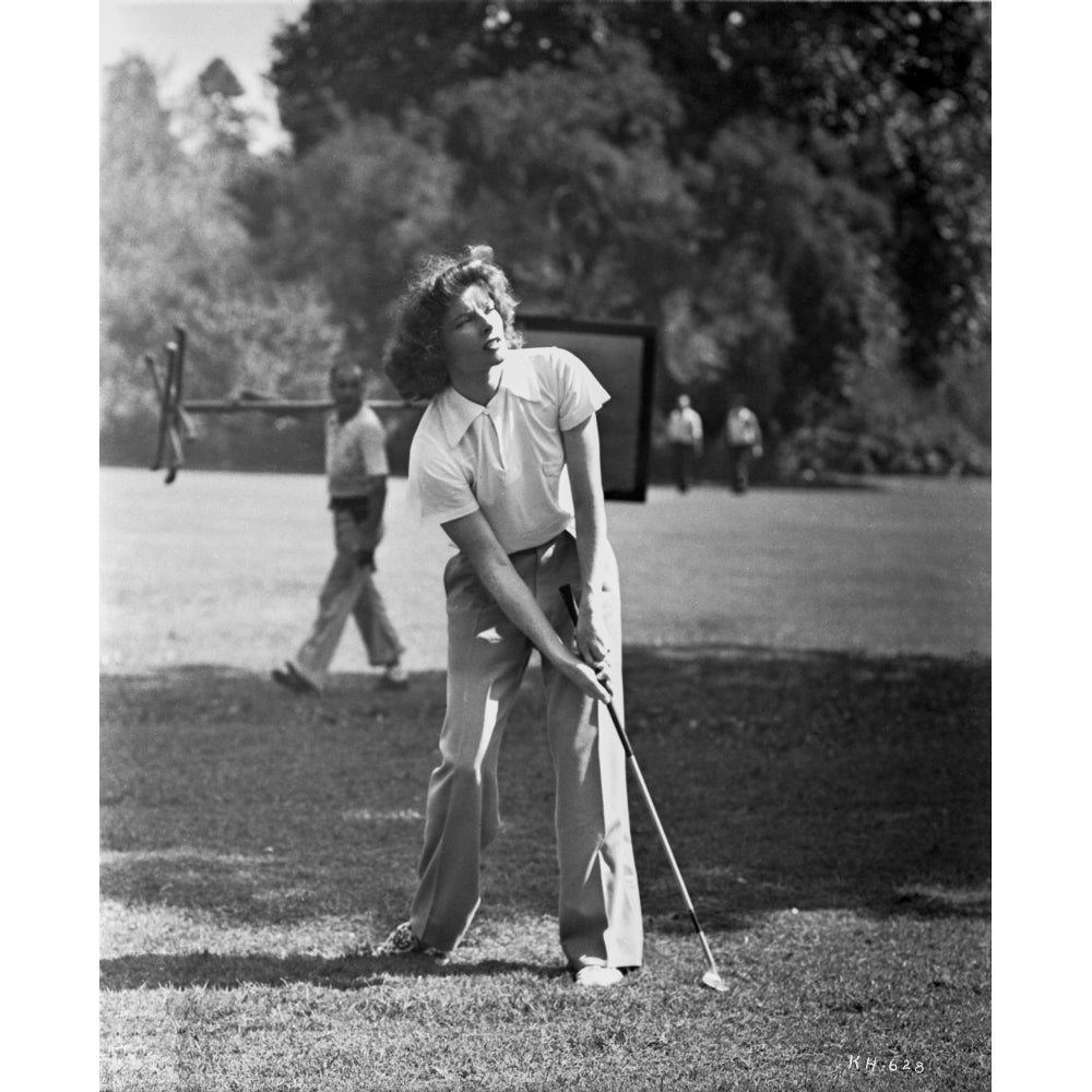 Katharine Hepburn Playing Golf Photo Print Image 1