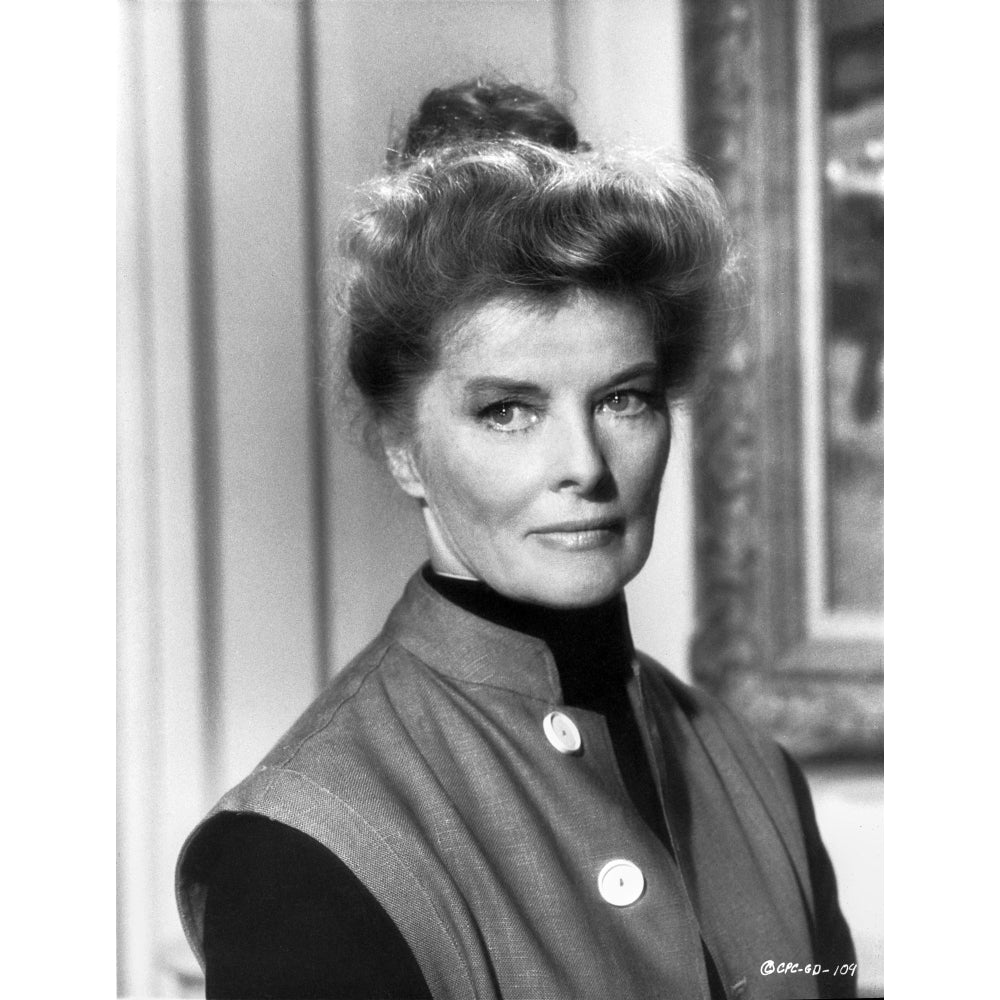 Katharine Hepburn posed in Classic Outfit Photo Print Image 1