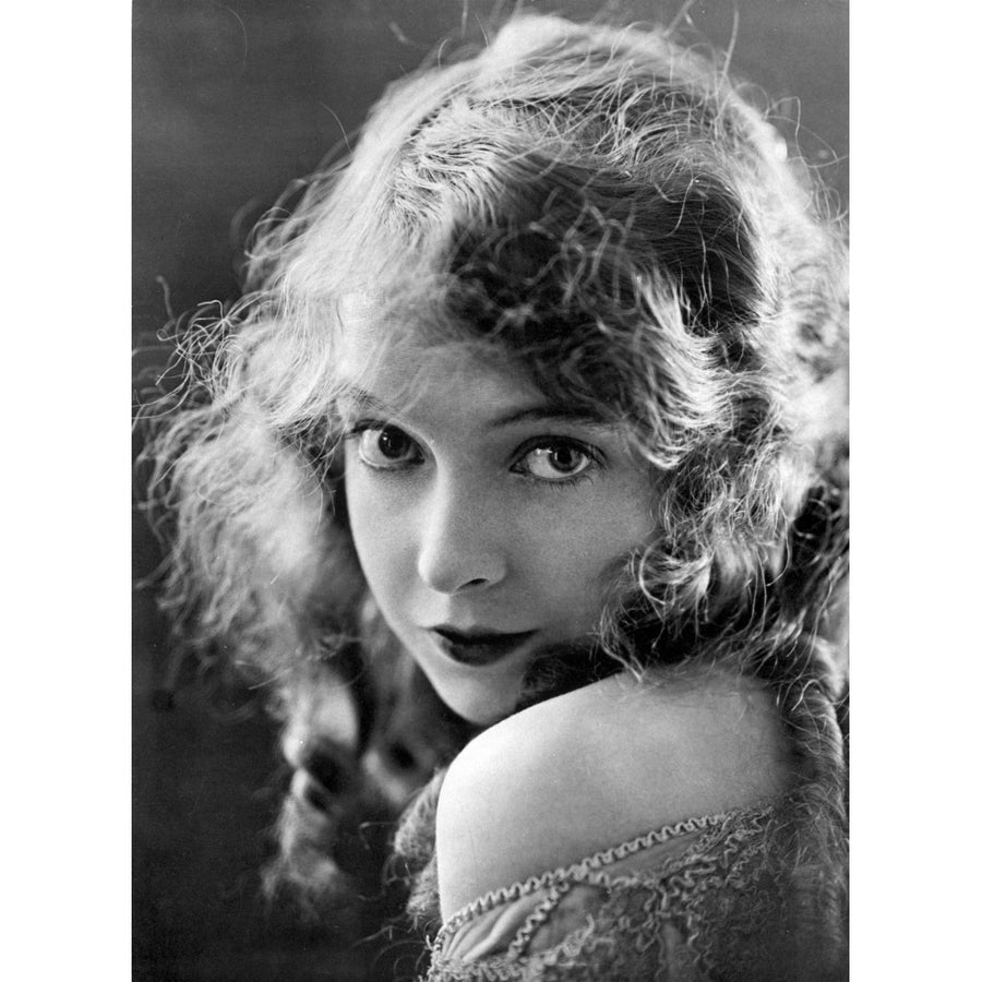 Lillian Gish on an Off-Shoulder Top with Chin on Shoulder Portrait Photo Print Image 1