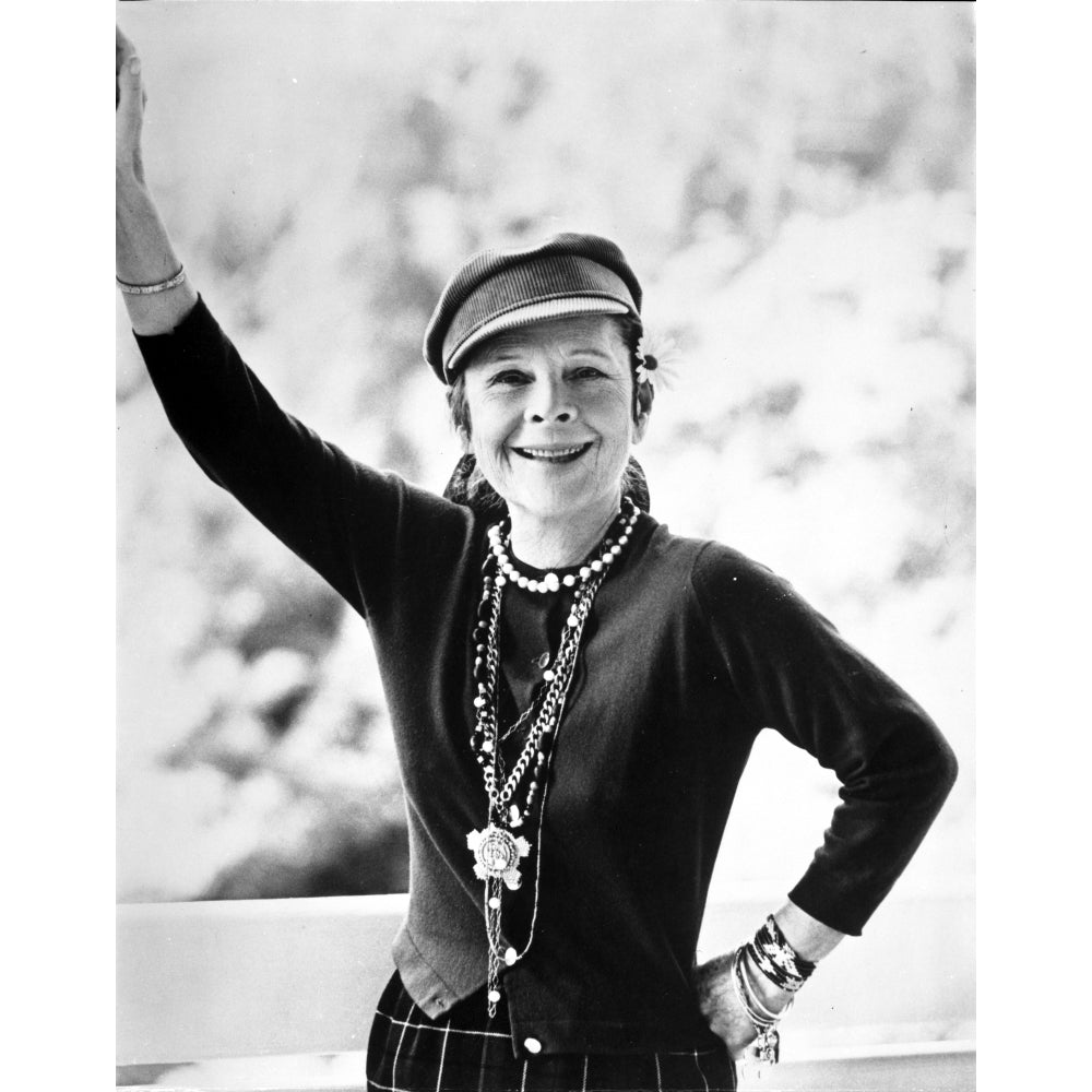 Ruth Gordon on a Full Sleeve Top smiling Portrait Photo Print Image 1