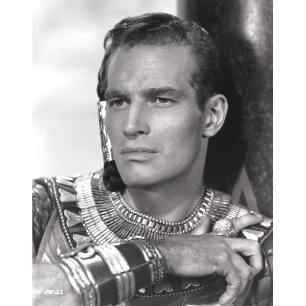 Portrait of Charlton Heston From The Ten Commandments Photo Print Image 1