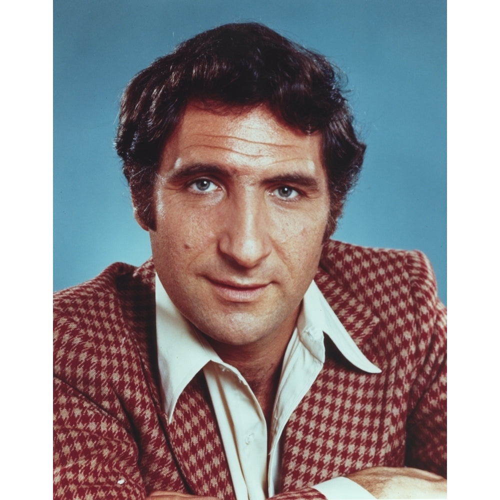 Judd Hirsch wearing a Red Checkered Suit in a Close Up Portrait Photo Print Image 1