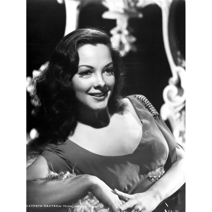 Kathryn Grayson Sitting And Smiling Portrait Photo Print Image 1