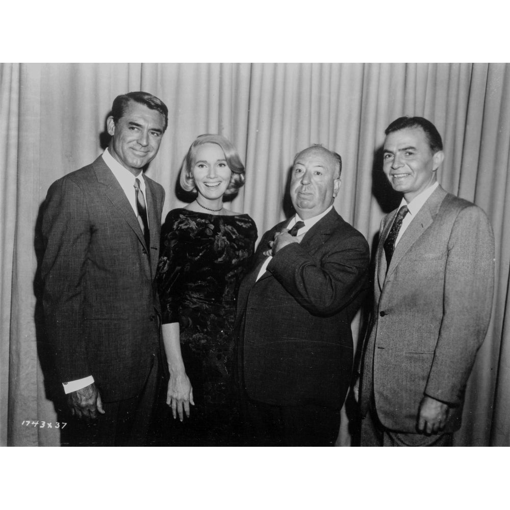 The film cast of North By Northwest - Group Portrait Photo Print Image 1