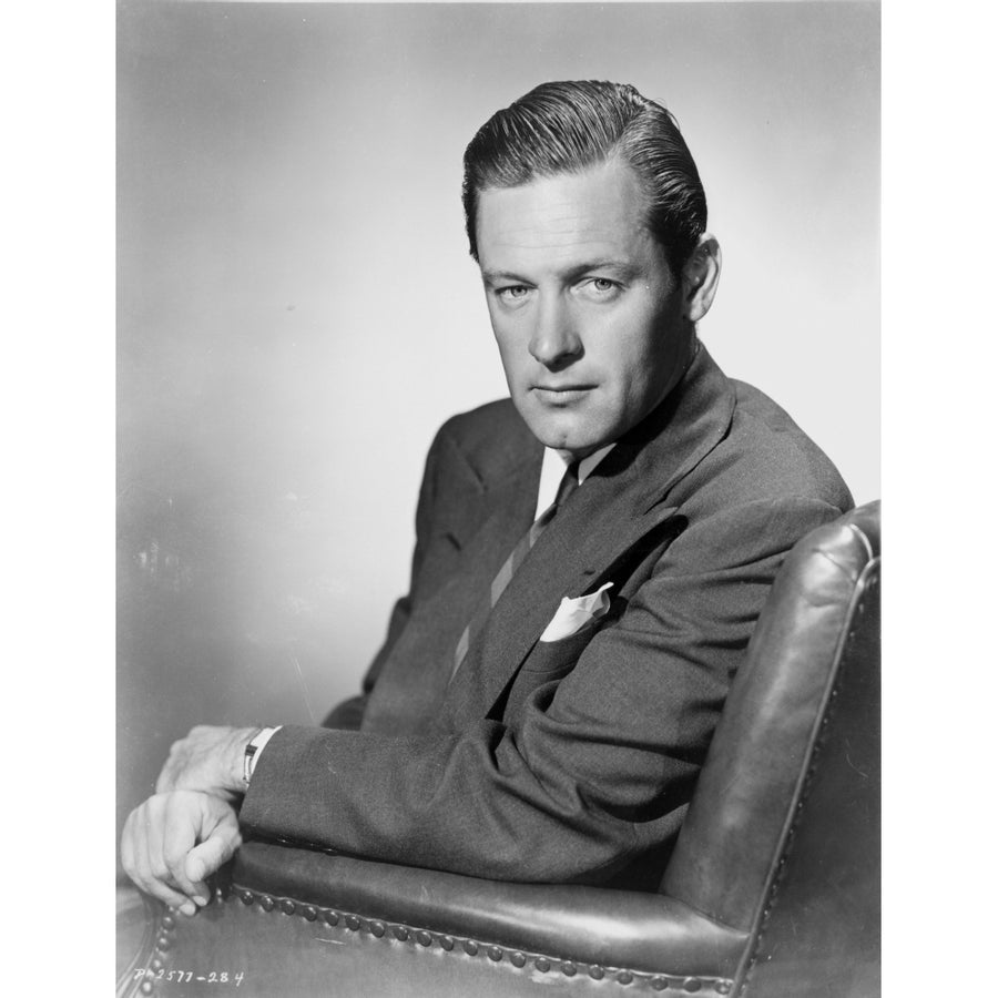 William Holden in Black Suit Portrait Photo Print Image 1