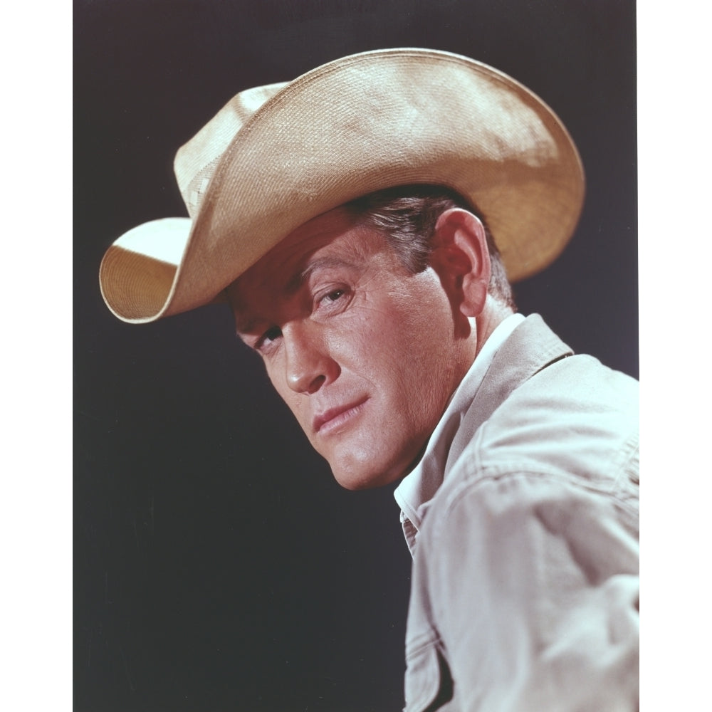 Earl Holliman Portrait in Cowboy Hat Photo Print Image 1