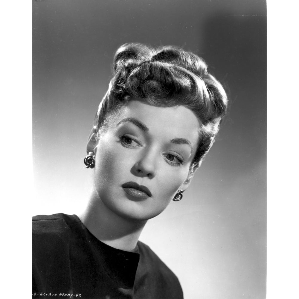 Gloria Henry Looking Down Pose Portrait Photo Print Image 1