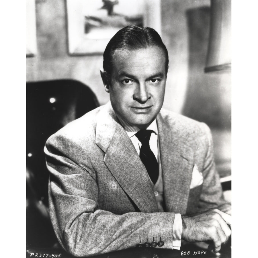 Bob Hope Seated wearing Formal Suit Portrait Photo Print Image 1