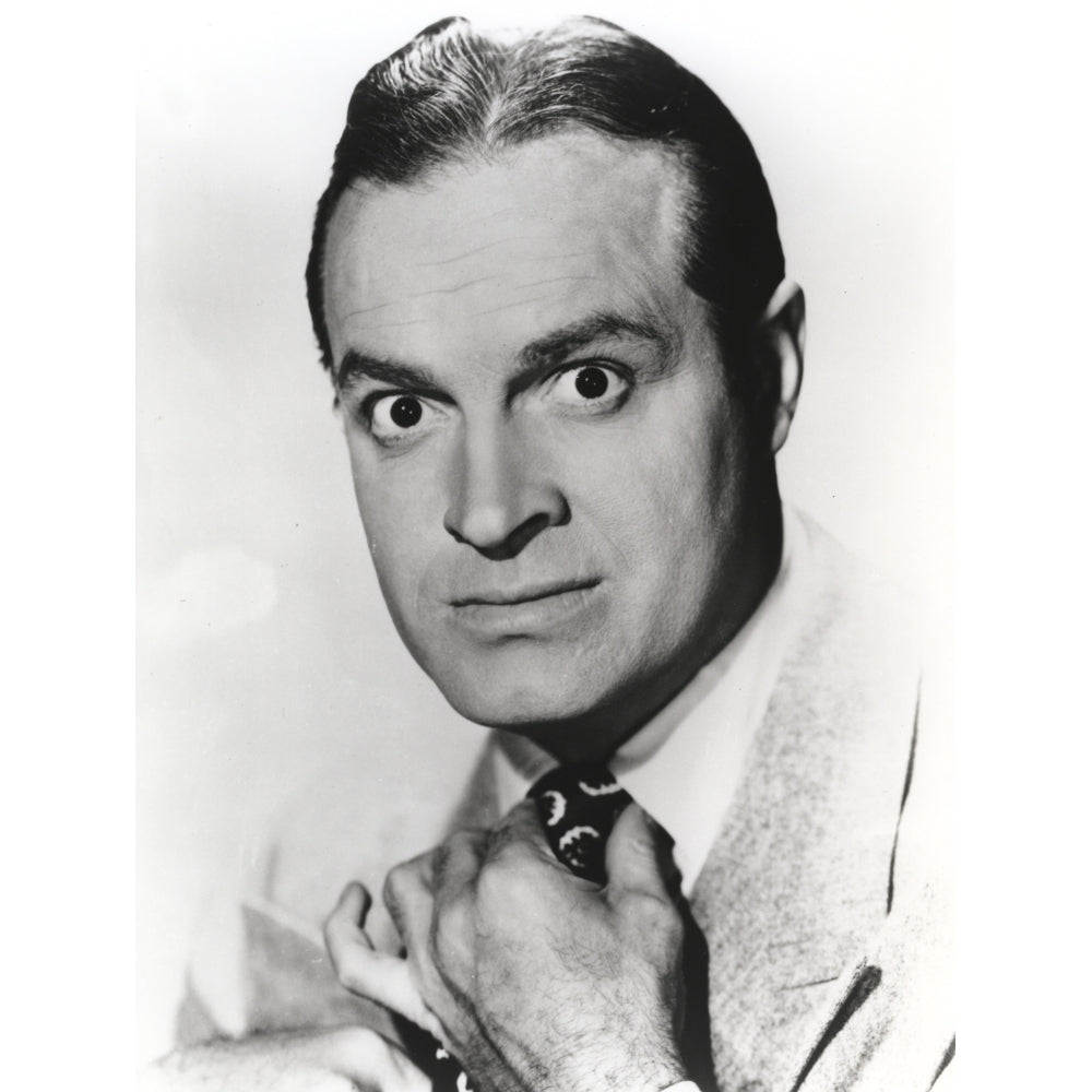 Bob Hope posed in Black and White Portrait Photo Print Image 1