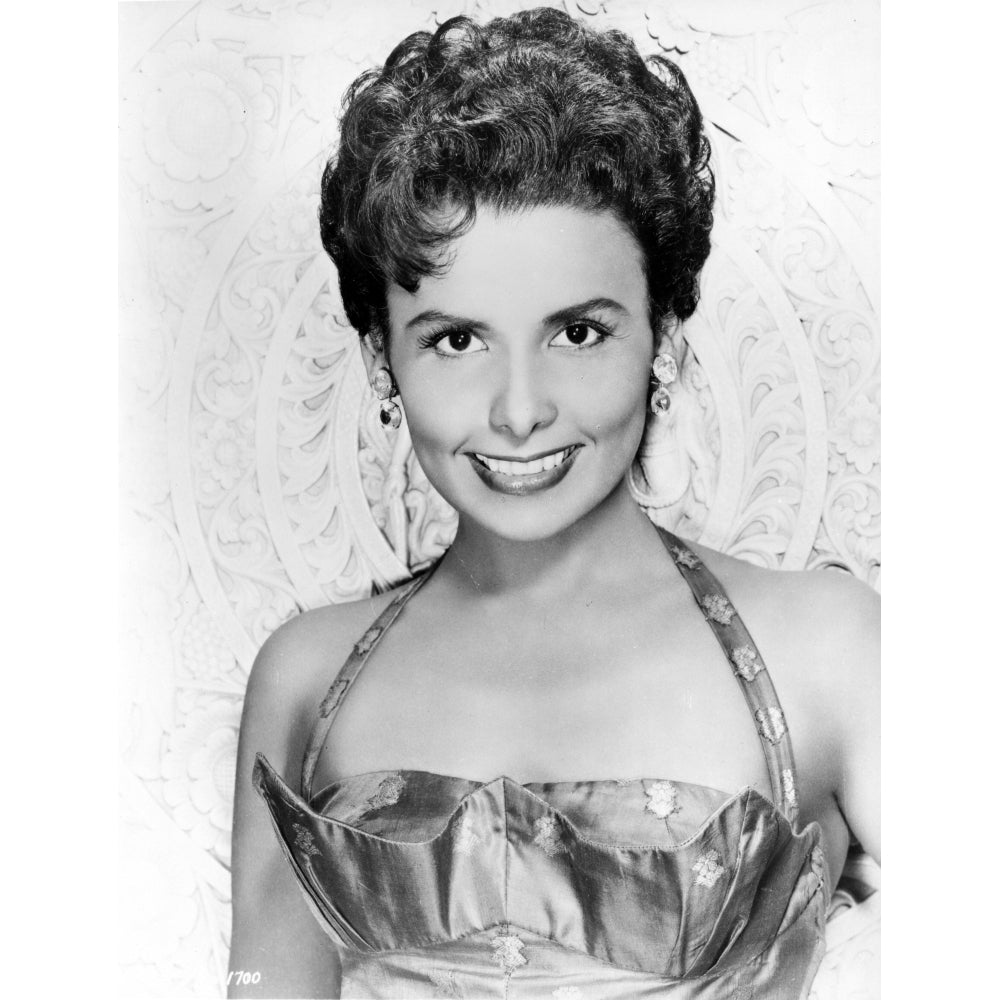 Lena Horne Portrait in Black and White Photo Print Image 1