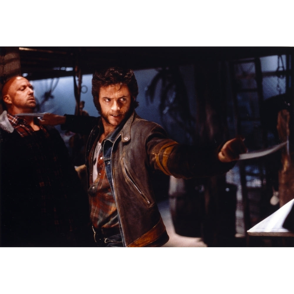 Hugh Jackman as Wolverine in X-Men Movie on a Fight Scene Photo Print Image 1