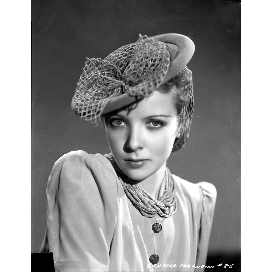 Ida Lupino on a Puff Sleeve posed Photo Print Image 1