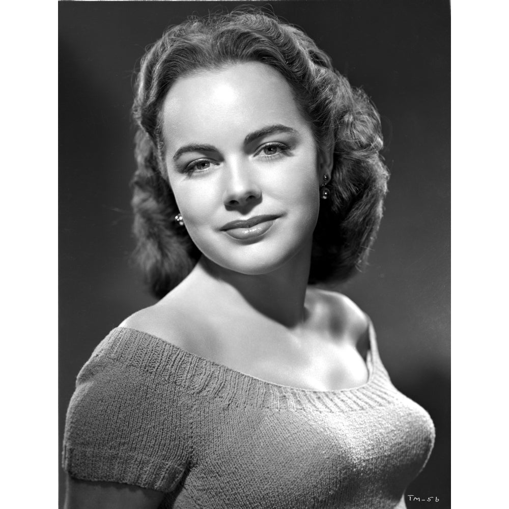 Terry Moore on a Knitted Off Shoulder Portrait Photo Print Image 1