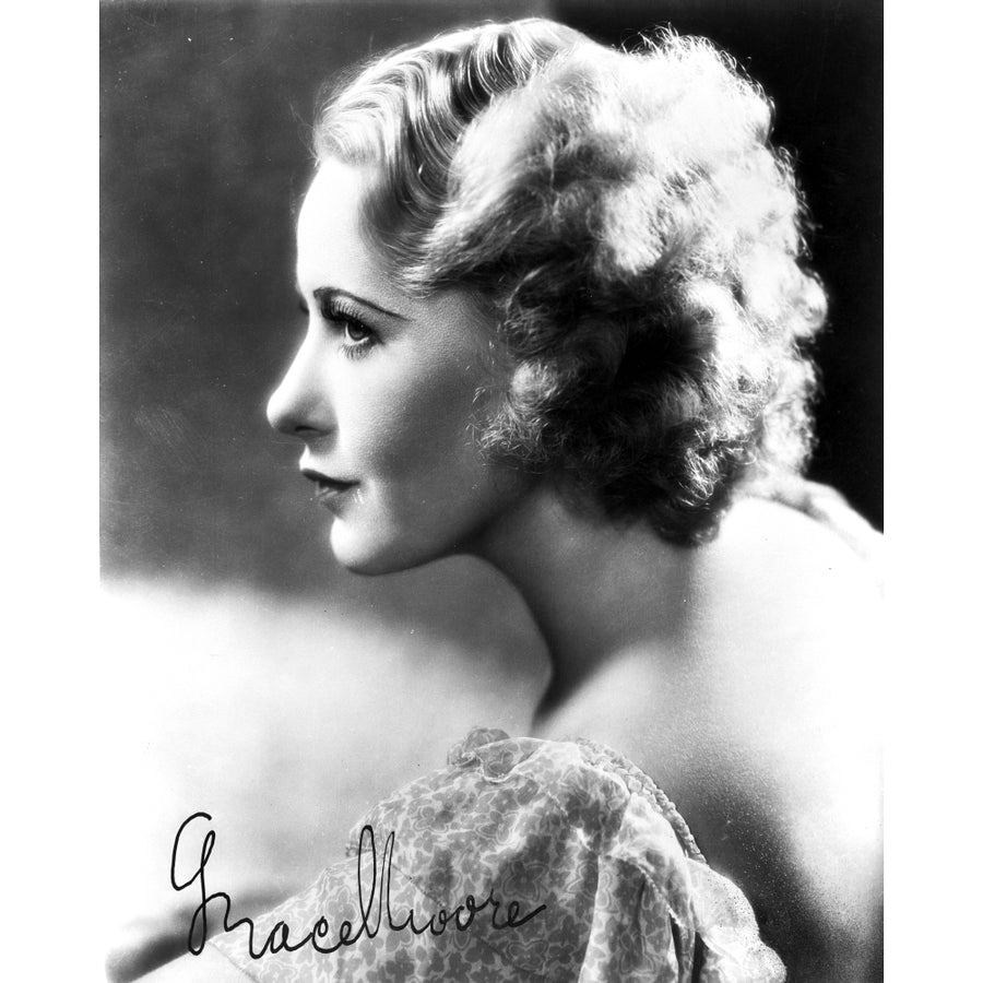 Grace Moore on an Off Shoulder Top Portrait Photo Print Image 1