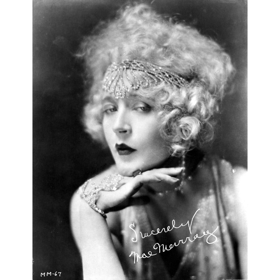 Mae Murray in a Lace Top with Signature Photo Print Image 1