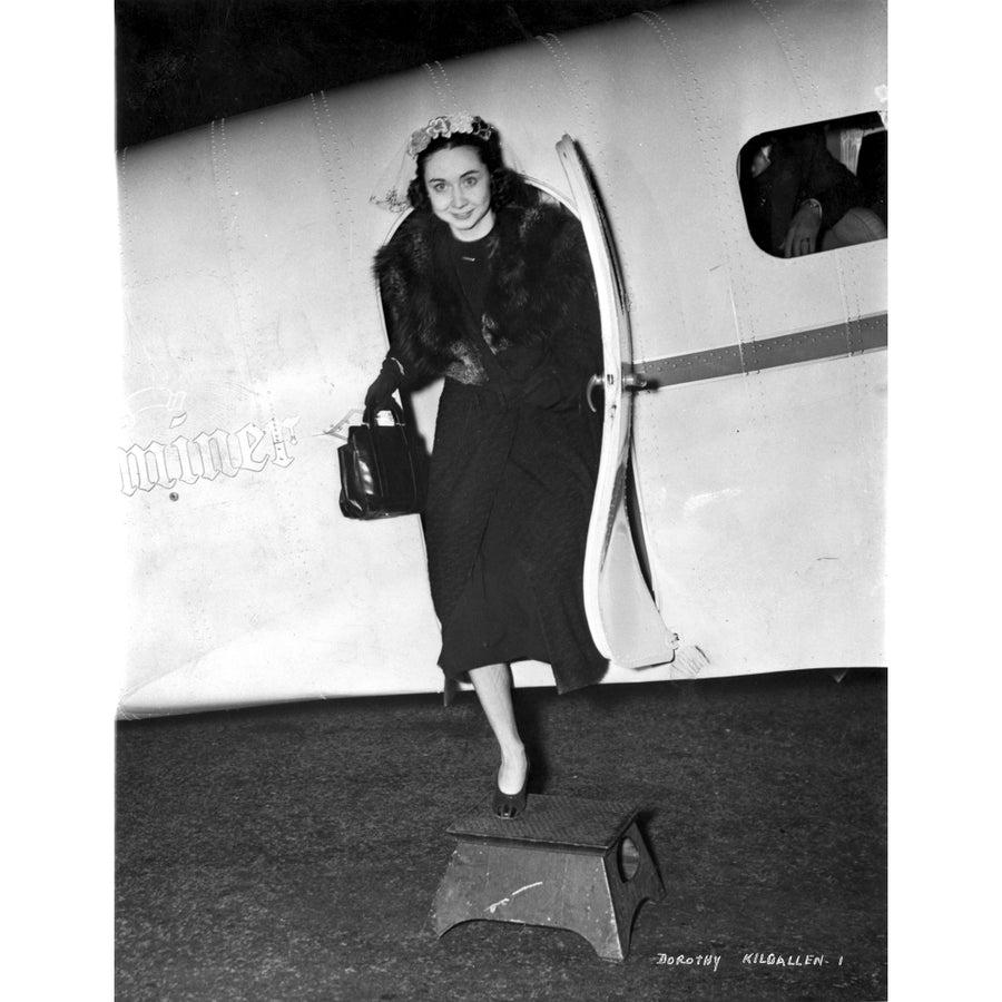 Dorothy Kilgallen wearing Long Sleeve Dress Photo Print Image 1