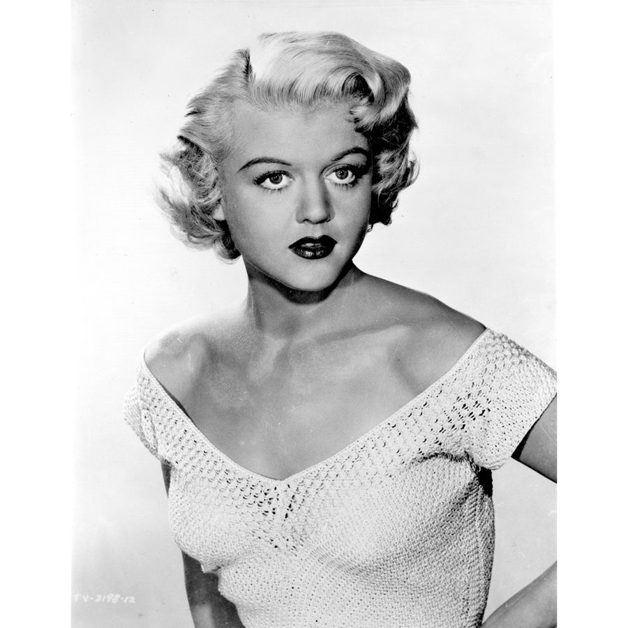 Angela Lansbury Off-Shoulder Top and posed Photo Print Image 1