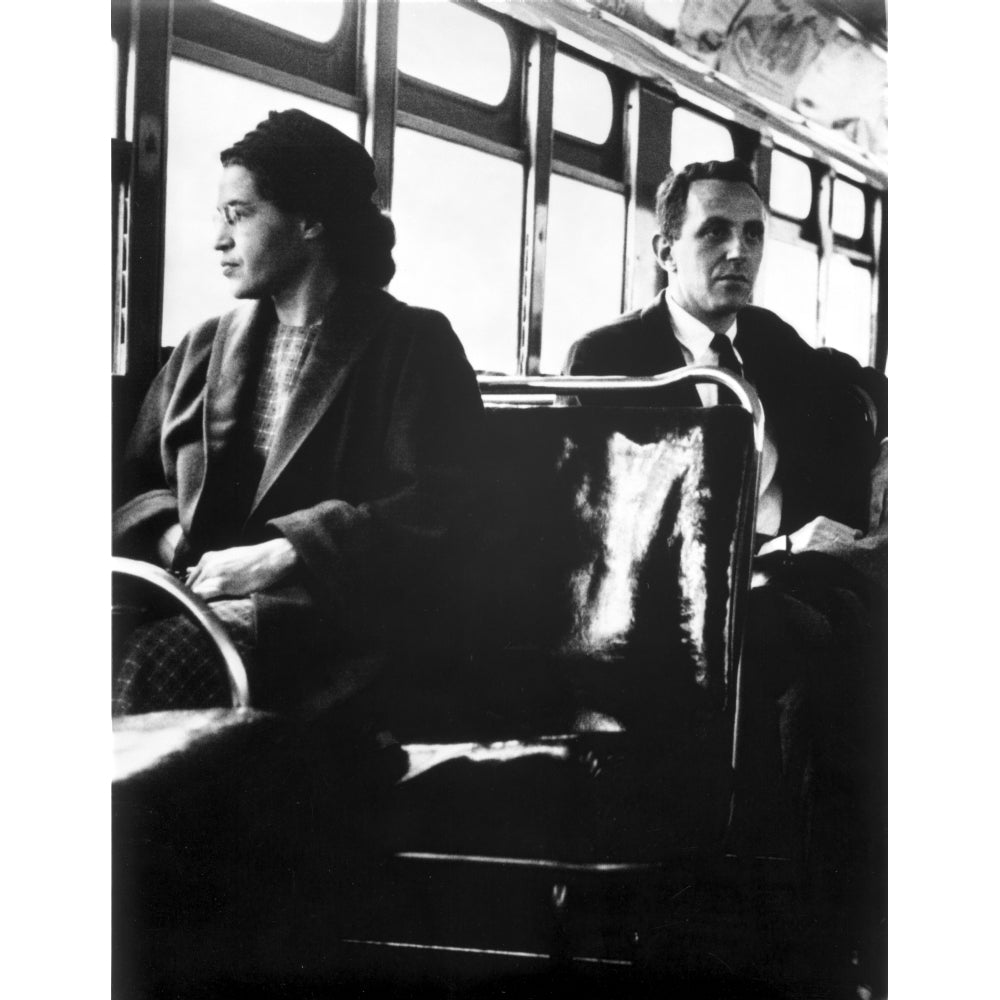 Rosa Parks sitting on a Public Vehicle Photo Print Image 1