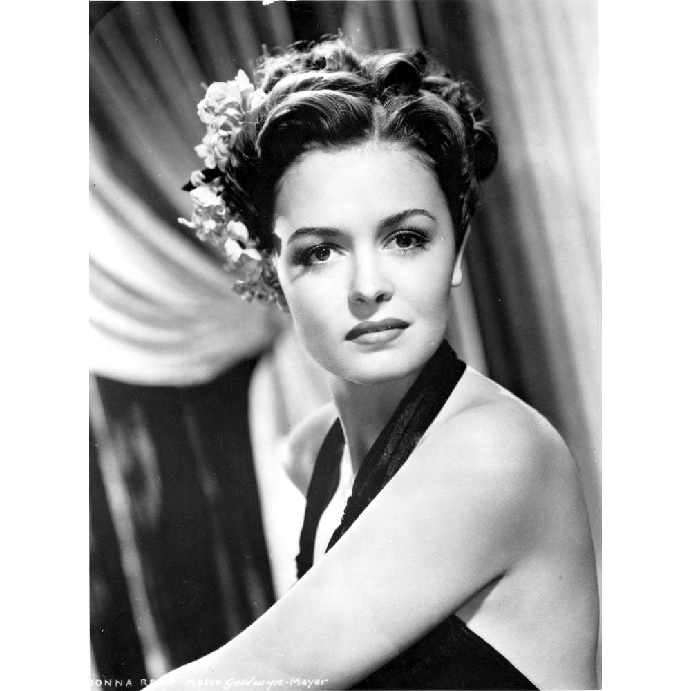 Donna Reed on a Backless Top Photo Print Image 1