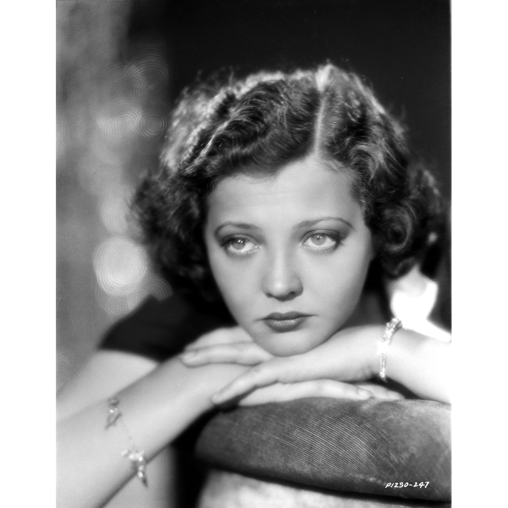 Sylvia Sidney Face Leaning on Hand Photo Print Image 1