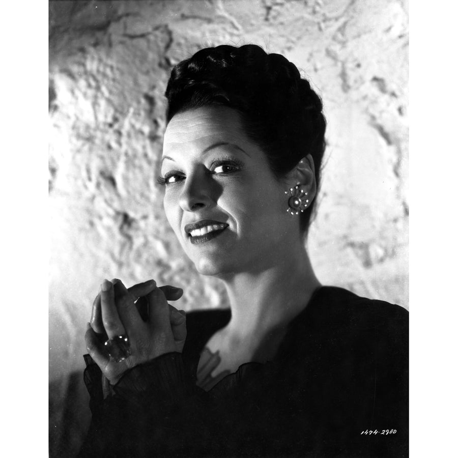 Gale Sondergaard Grinning in Portrait Photo Print Image 1