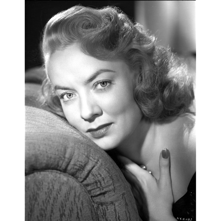 Audrey Totter Lying on Couch Portrait Photo Print Image 1