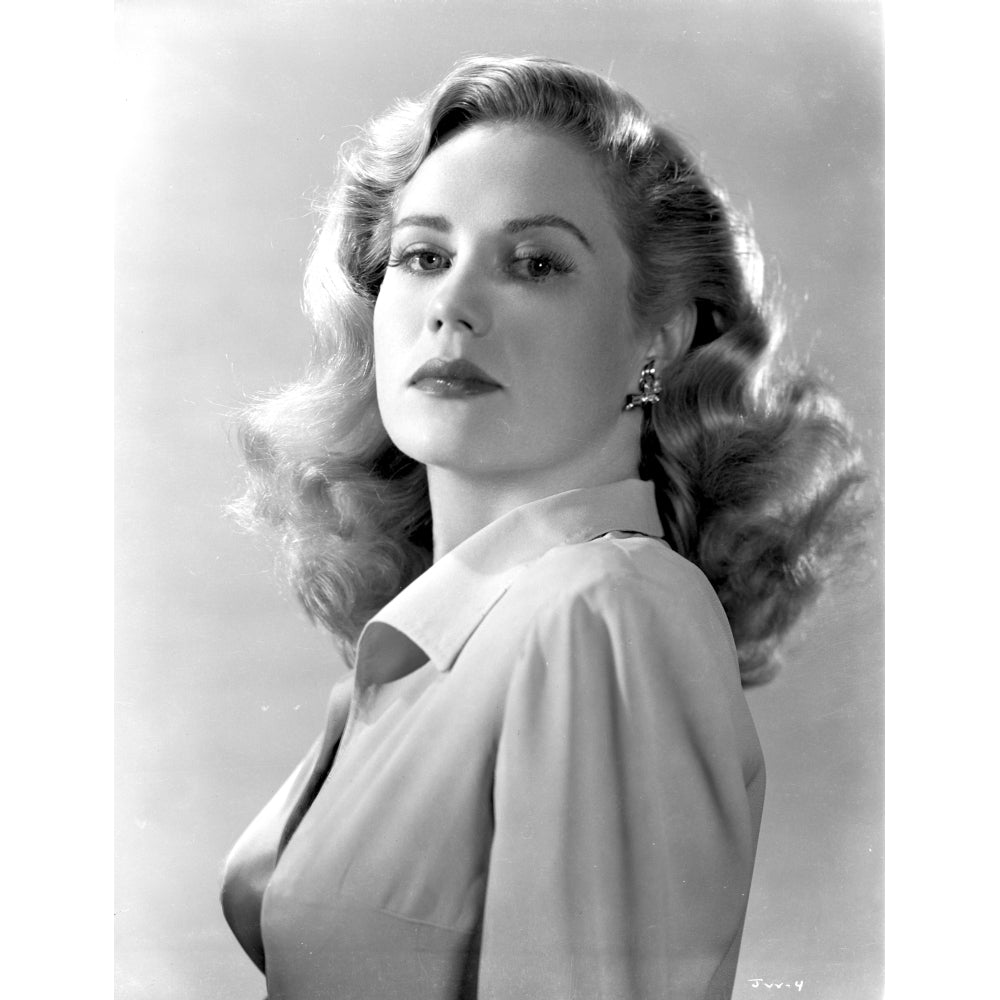 Jacqueline White Portrait in Long Sleeve Collar Shirt while Looking to the Left Photo Print Image 1