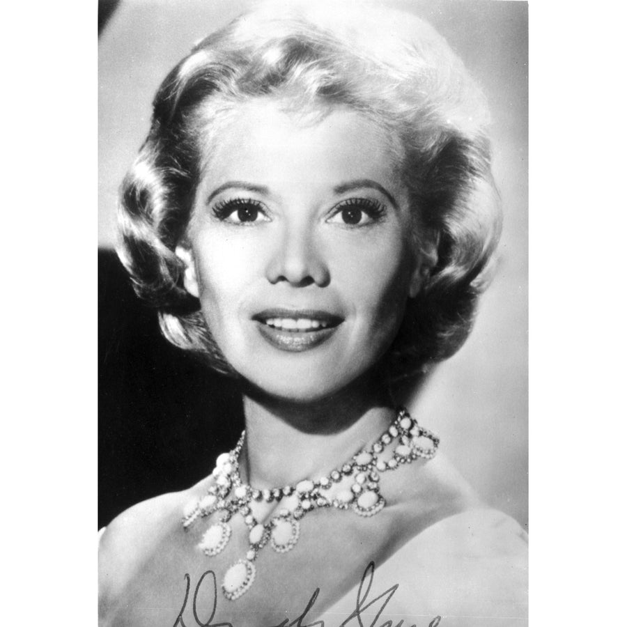 Dinah Shore Portrait in Black and White Photo Print Image 1