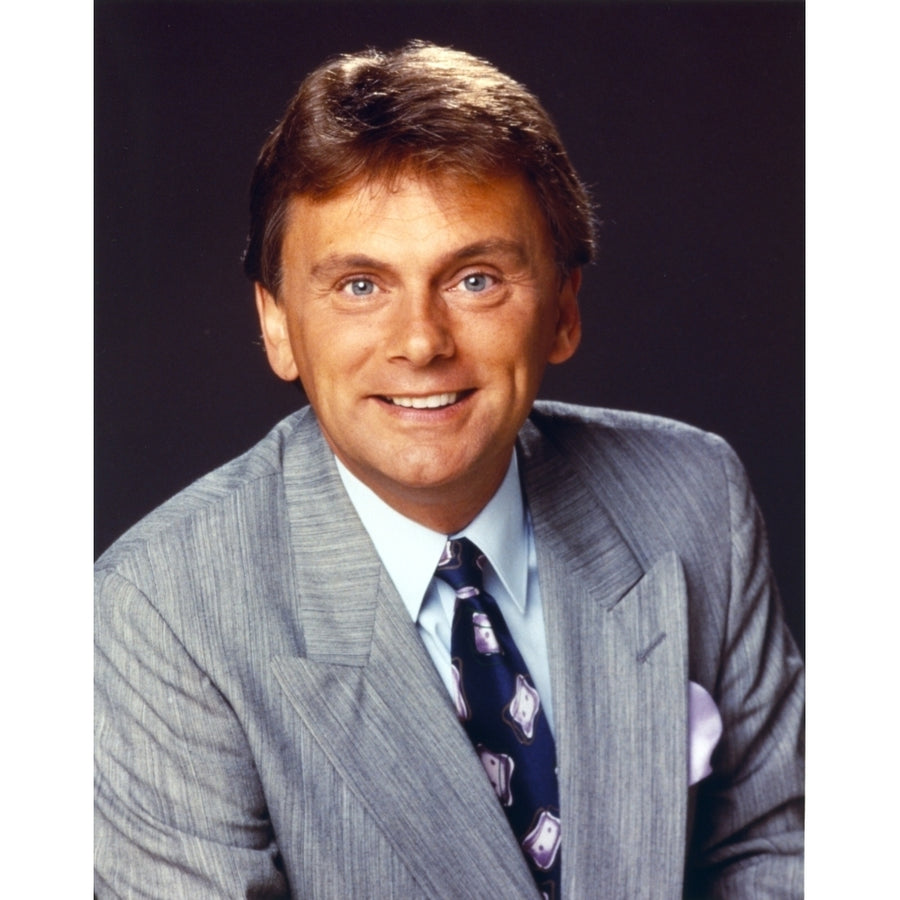 Pat Sajak in Blue Coat Portrait Photo Print Image 1