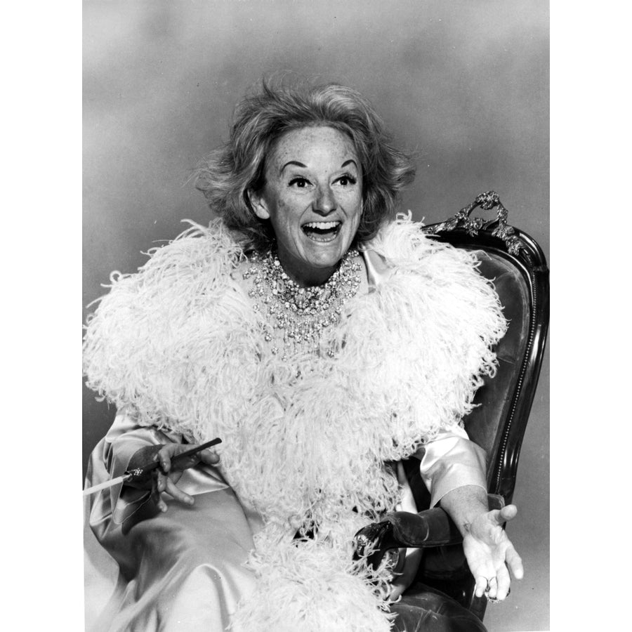 Phyllis Diller Seated in Classic Photo Print Image 1