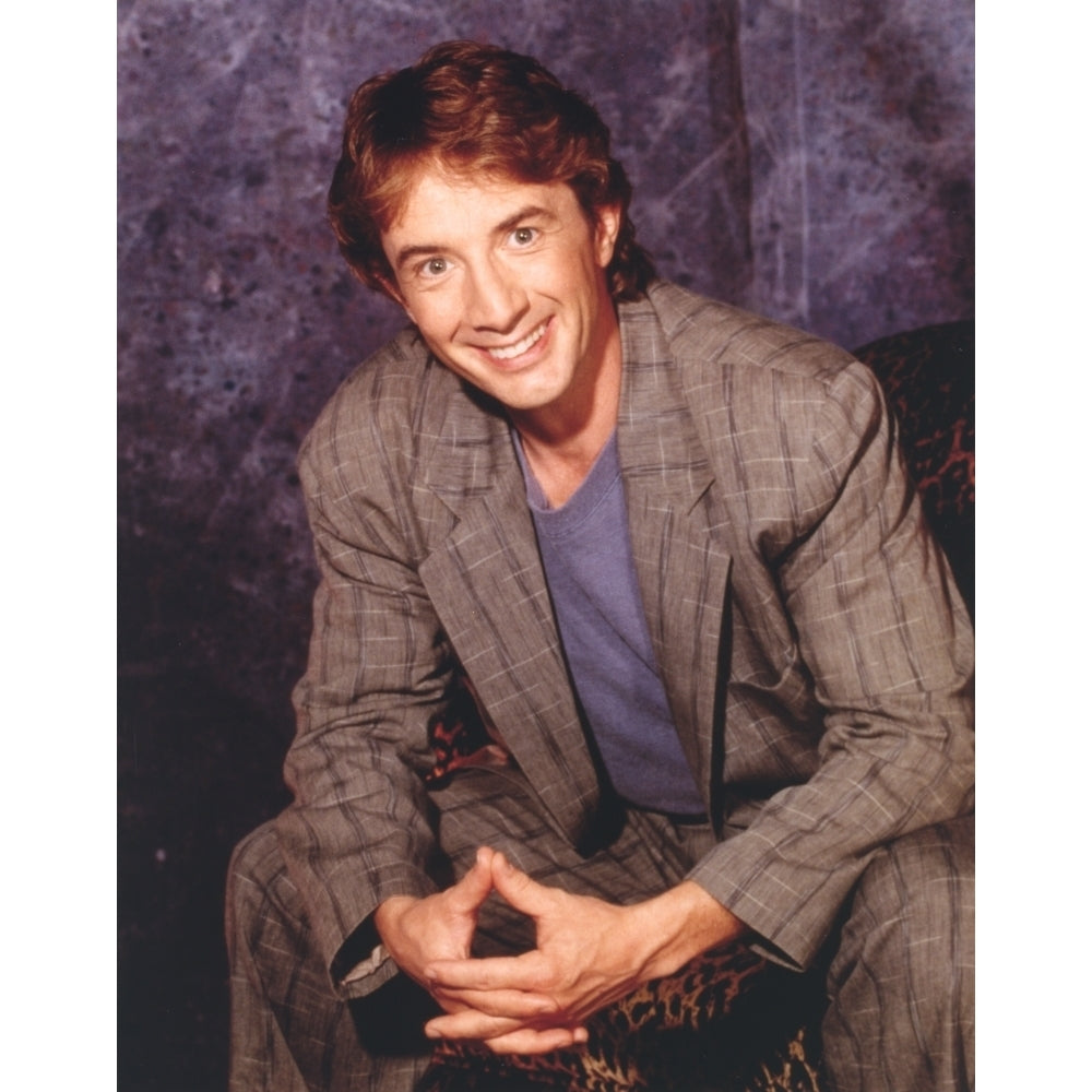 Martin Short in Blue Coat and Shirt Portrait Photo Print Image 1