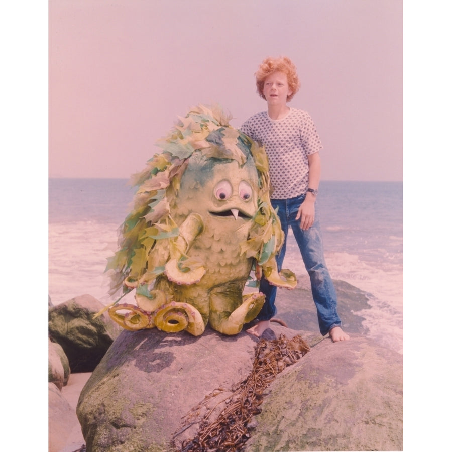 Sigmund and the Sea Monster Standing on A Rock in the Sea with the Sea Monster in A Movie Scene Photo Print Image 1