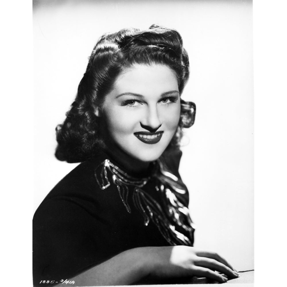 Jo Stafford Showing a Cute Smile in a Classic Portrait Photo Print Image 1