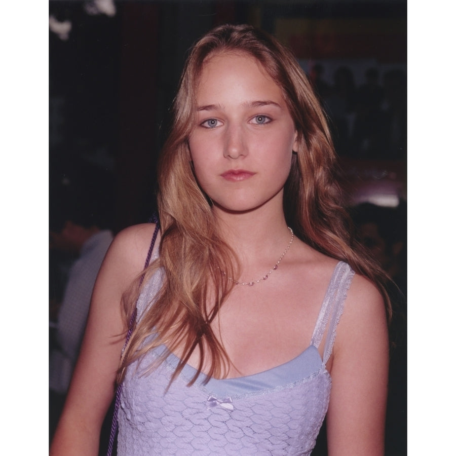 Leelee Sobieski standing Blue Dress Portrait Photo Print Image 1