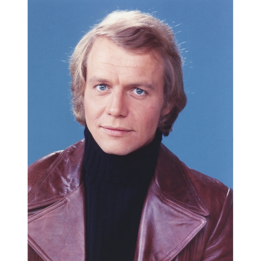 David Soul Posed in Leather Jacket Close-up Portrait Photo Print Image 1