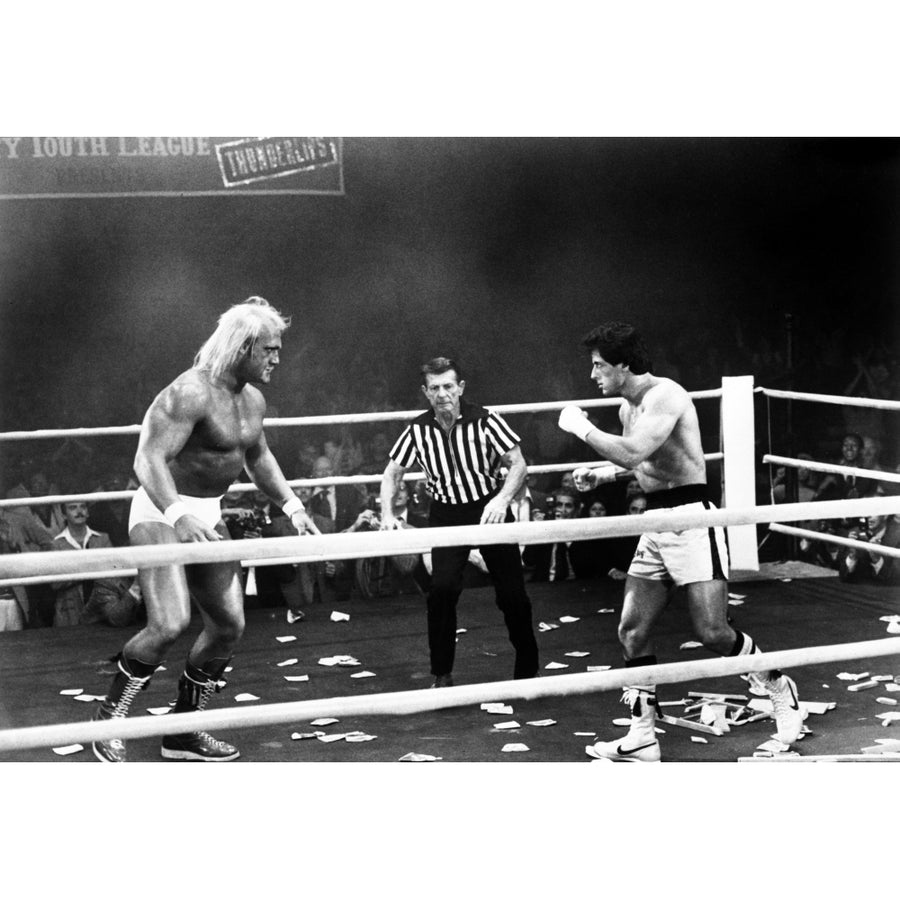 Sylvester Stallone in a Fighting Scene Photo Print Image 1